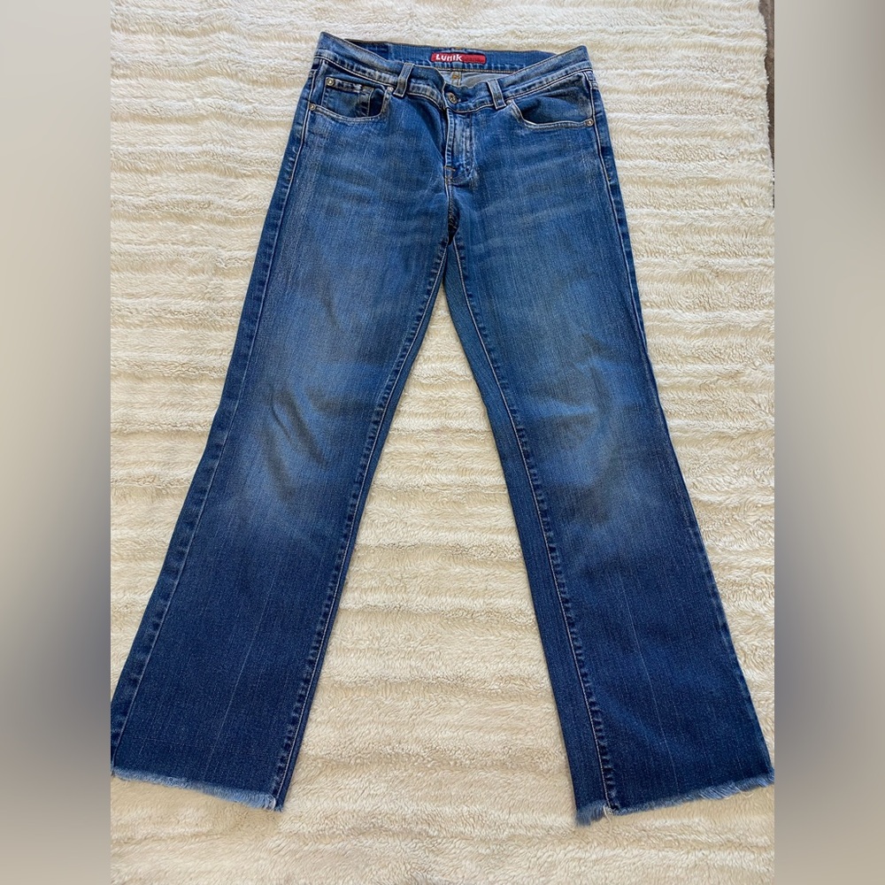 Unik Flare Blue Jeans Wide Leg